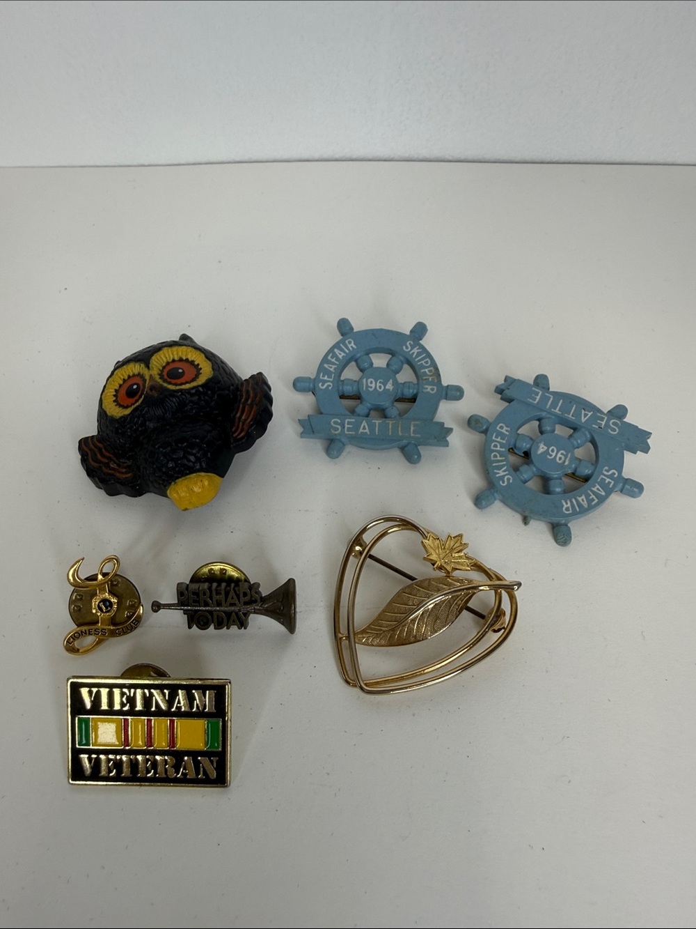 Lot of vintage pins (7)